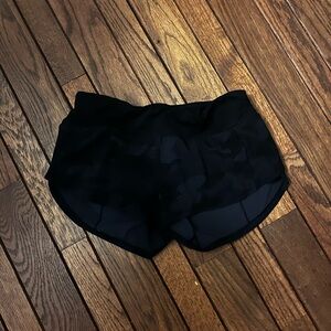 Camo Black Women's Lululemon Shorts